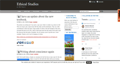 Desktop Screenshot of ethicalstudies.co.uk